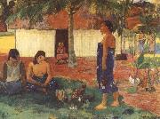 Paul Gauguin Why are you anger oil on canvas